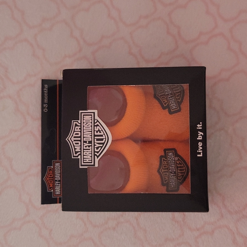 Harley davidson baby socks